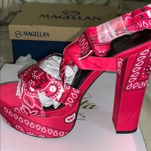 Bandana Wrap Heel